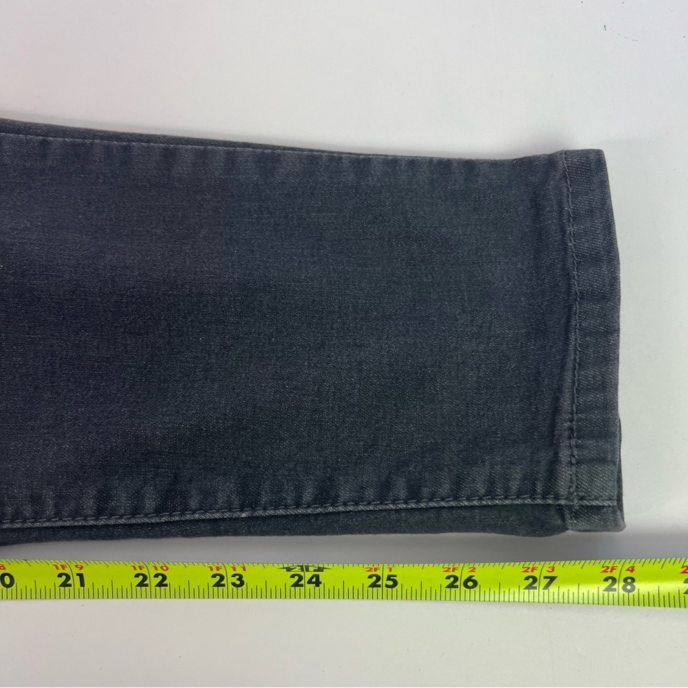Democracy “Ab” Solution Women’s Gray Jeans Sz 10 Distressed Pockets Stretch - Picture 12 of 13